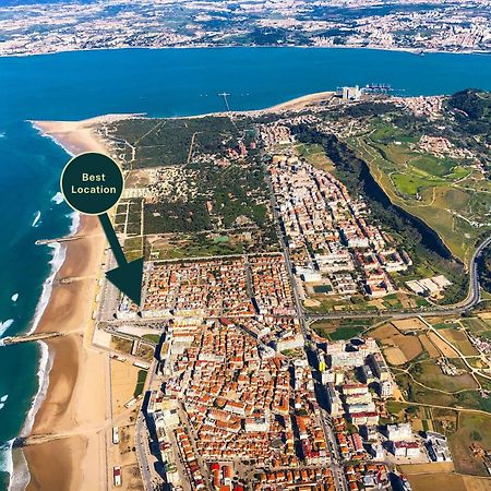 Sea View & Sundown, 150M From The Beach And Surf Spots Costa de Caparica Exterior foto