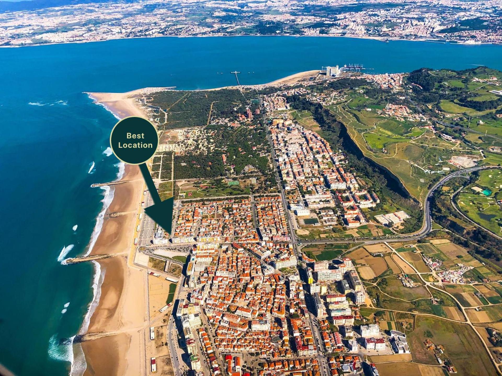 Sea View & Sundown, 150M From The Beach And Surf Spots Costa de Caparica Exterior foto
